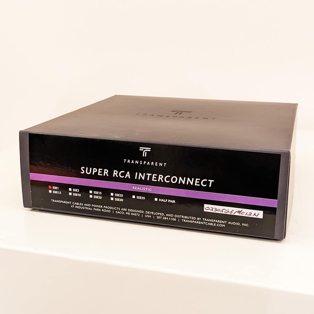 Transparent Super RCA 1m