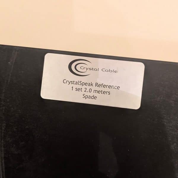 Crystal Cable CrystalSpeak Reference Speaker Cable 2m
