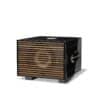 REL S/550 subwoofer in black finish with optional premium wood grille